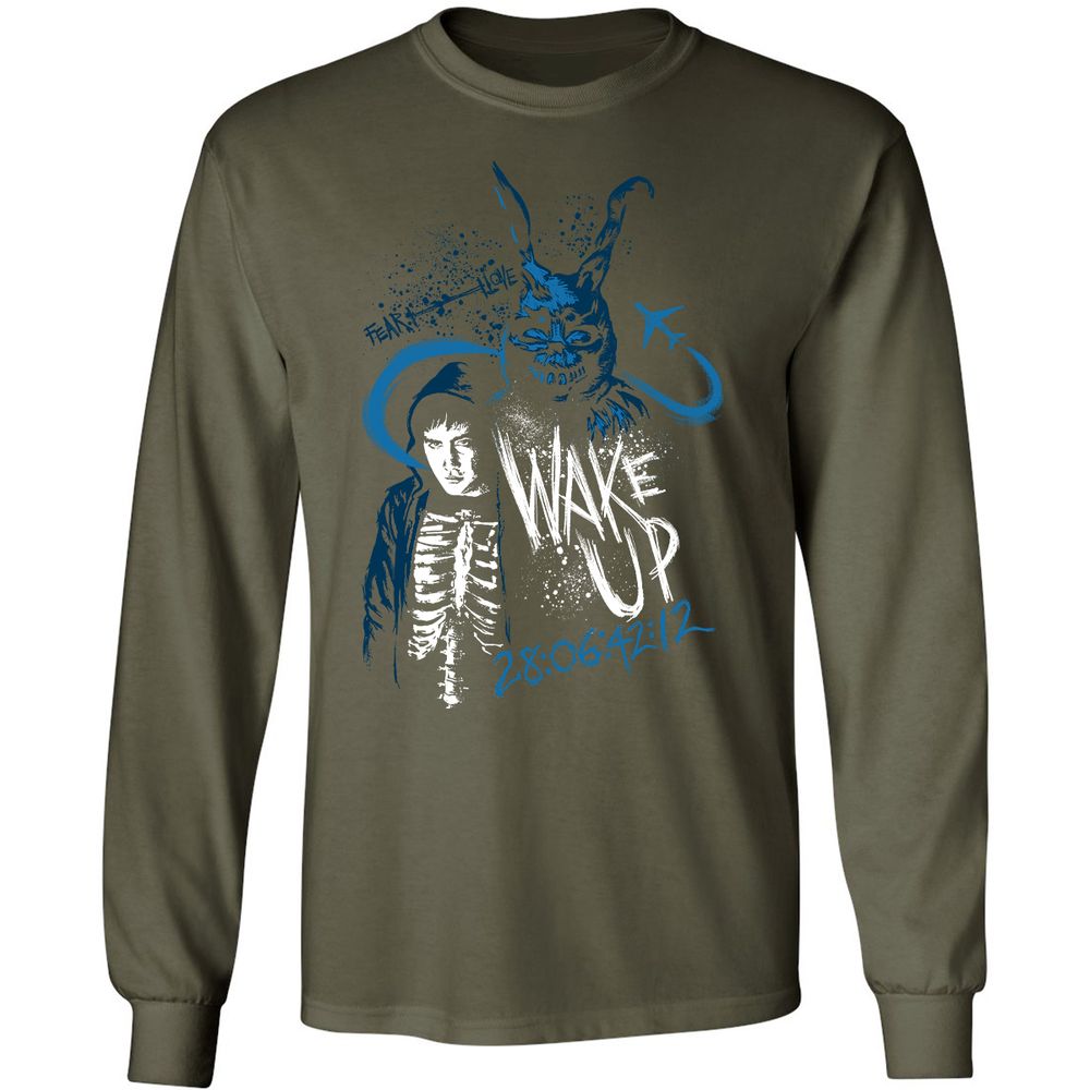 Long Sleeve T-Shirt - 3ZAKECK4 - Military Green - 16