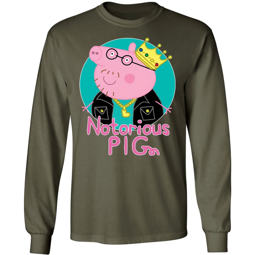 Long Sleeve T-Shirt - U16J6FNL - Military Green - 16
