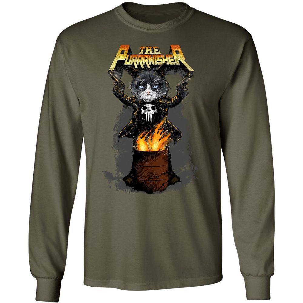 Long Sleeve T-Shirt - MPAXEZ4K - Military Green - 16
