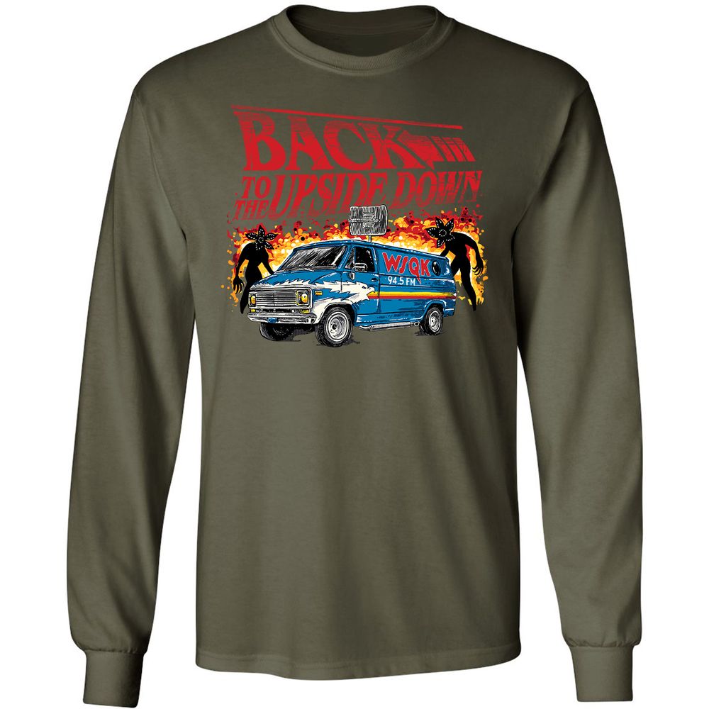 Long Sleeve T-Shirt - 3JUQEYDK - Military Green - 16