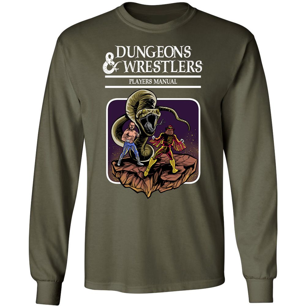 Long Sleeve T-Shirt - A6EGL2LB - Military Green - 16