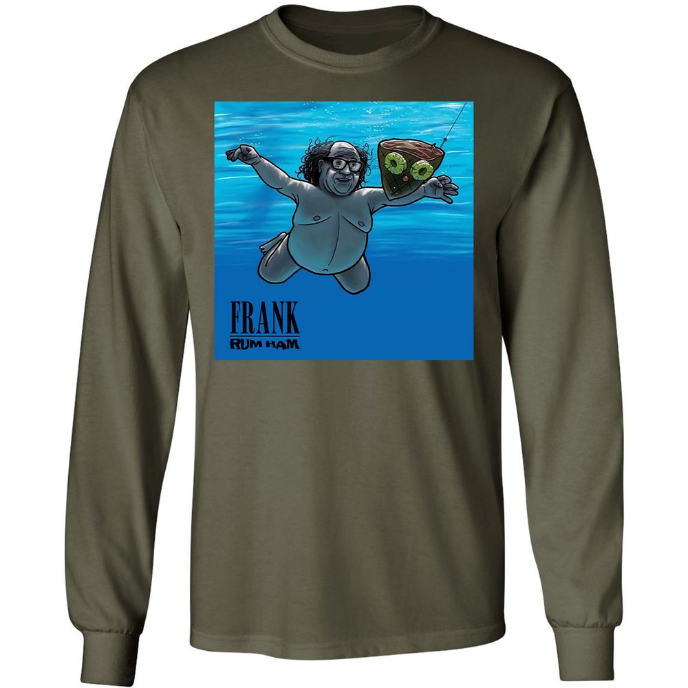 Long Sleeve T-Shirt - HRGF5JC3 - Military Green - 16