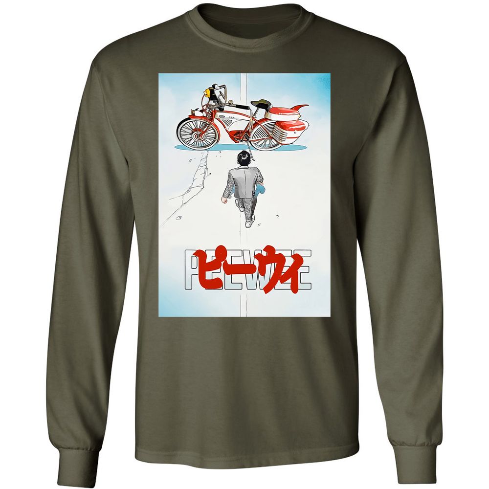 Long Sleeve T-Shirt - ZZNLGM2V - Military Green - 16