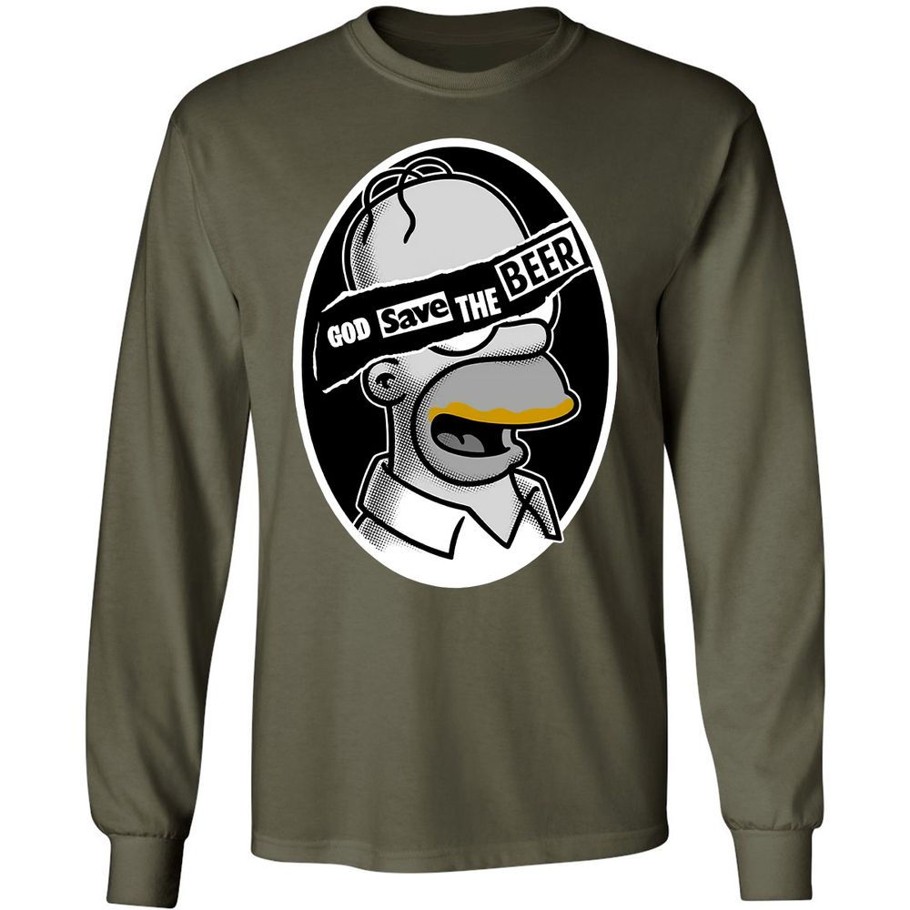 Long Sleeve T-Shirt - M942CUD8 - Military Green - 16