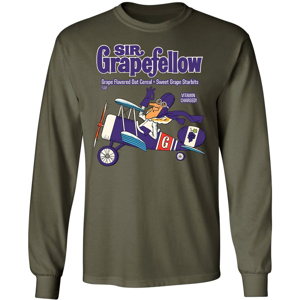 Long Sleeve T-Shirt - Y33ZJUBB - Military Green - 16