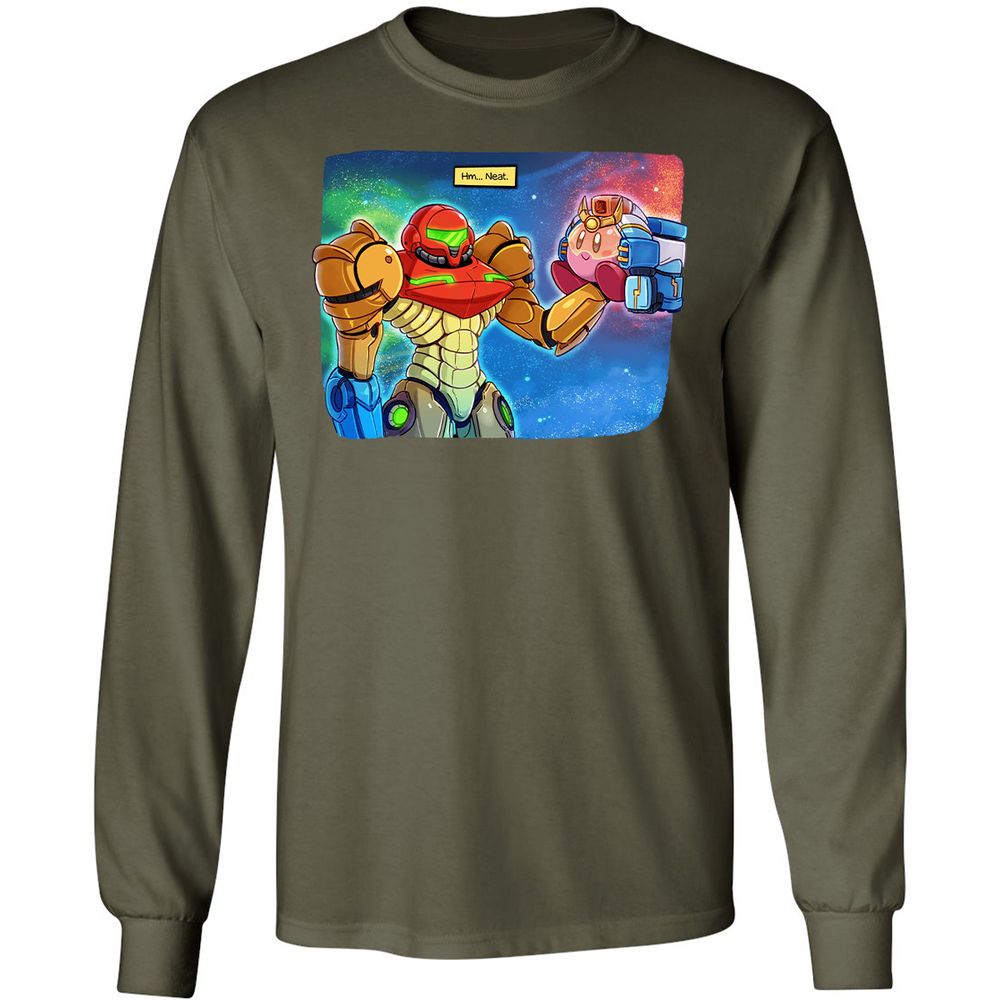 Long Sleeve T-Shirt - DEN214MQ - Military Green - 16