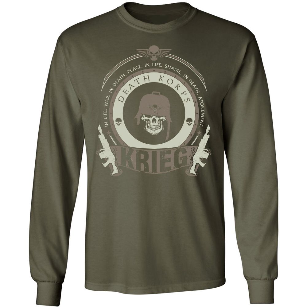 Long Sleeve T-Shirt - BWVGL7TS - Military Green - 16