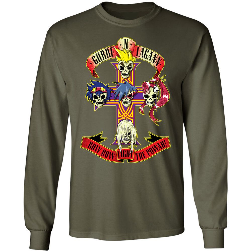 Long Sleeve T-Shirt - 634Y52TY - Military Green - 16