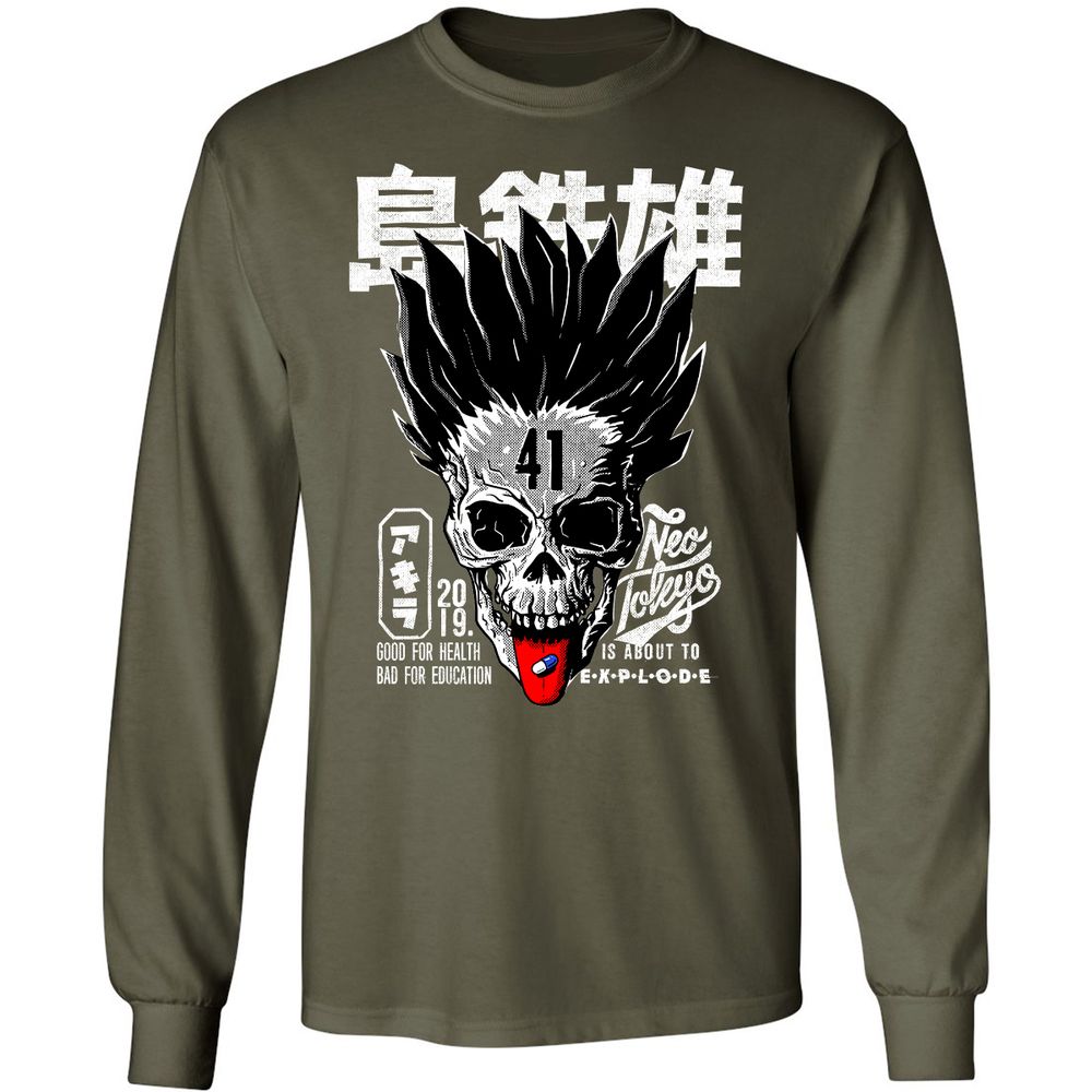 Long Sleeve T-Shirt - LEGYD2K7 - Military Green - 16