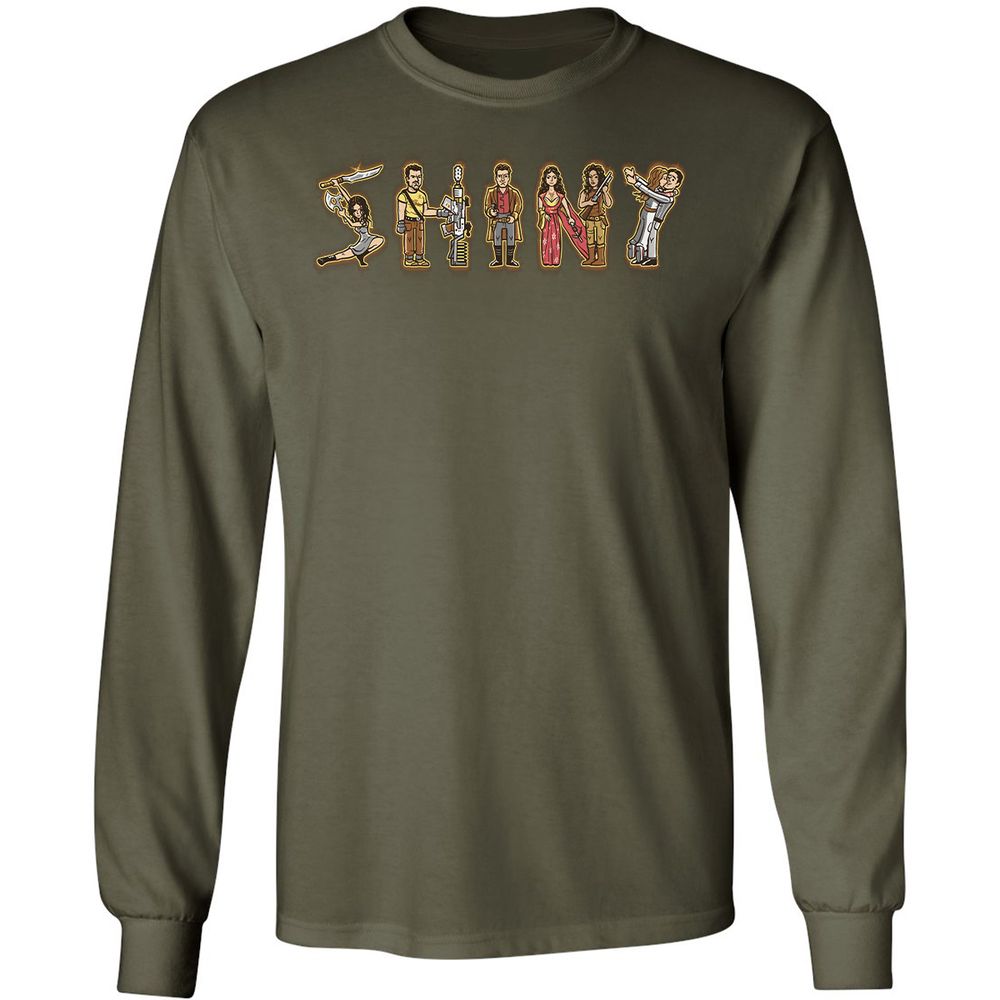 Long Sleeve T-Shirt - YWMXUU5K - Military Green - 16