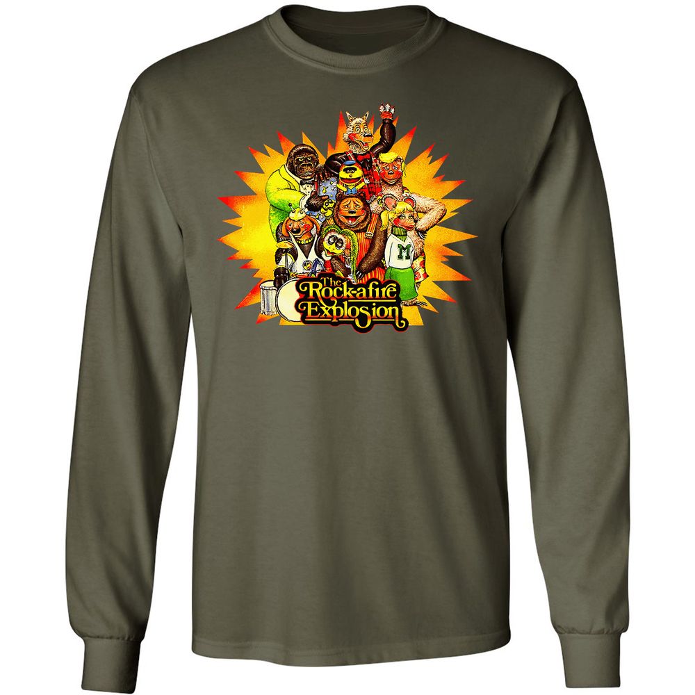 Long Sleeve T-Shirt - GG43RLSC - Military Green - 16