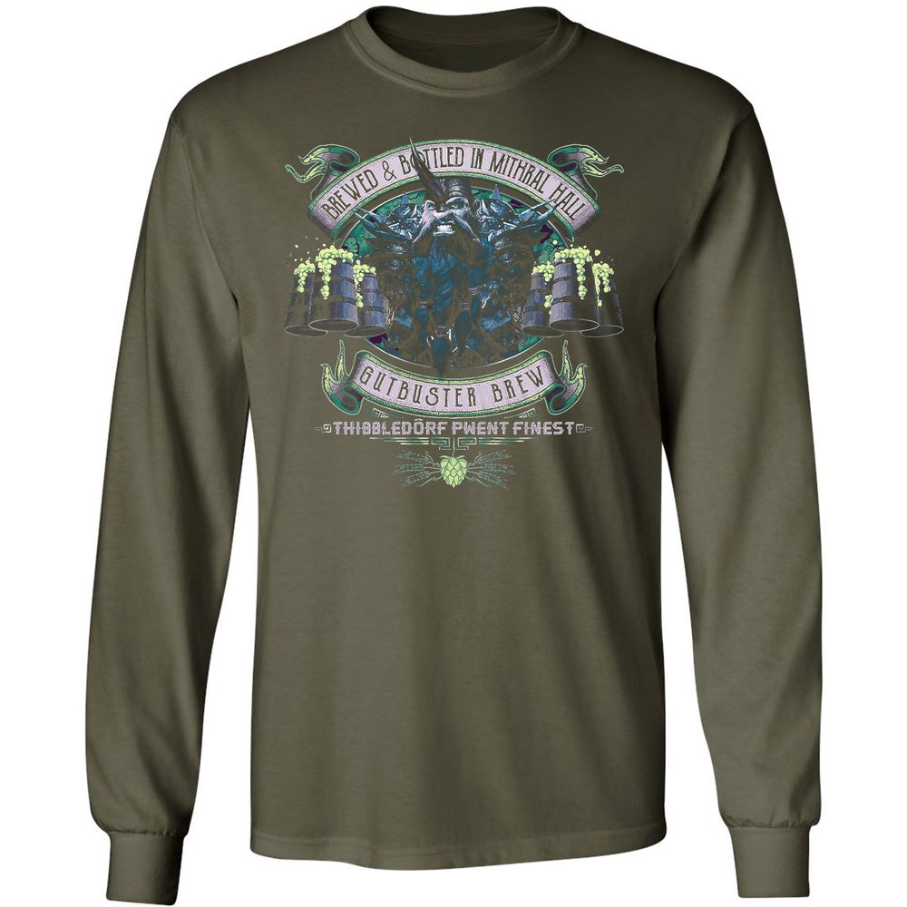 Long Sleeve T-Shirt - U41VSE24 - Military Green - 16
