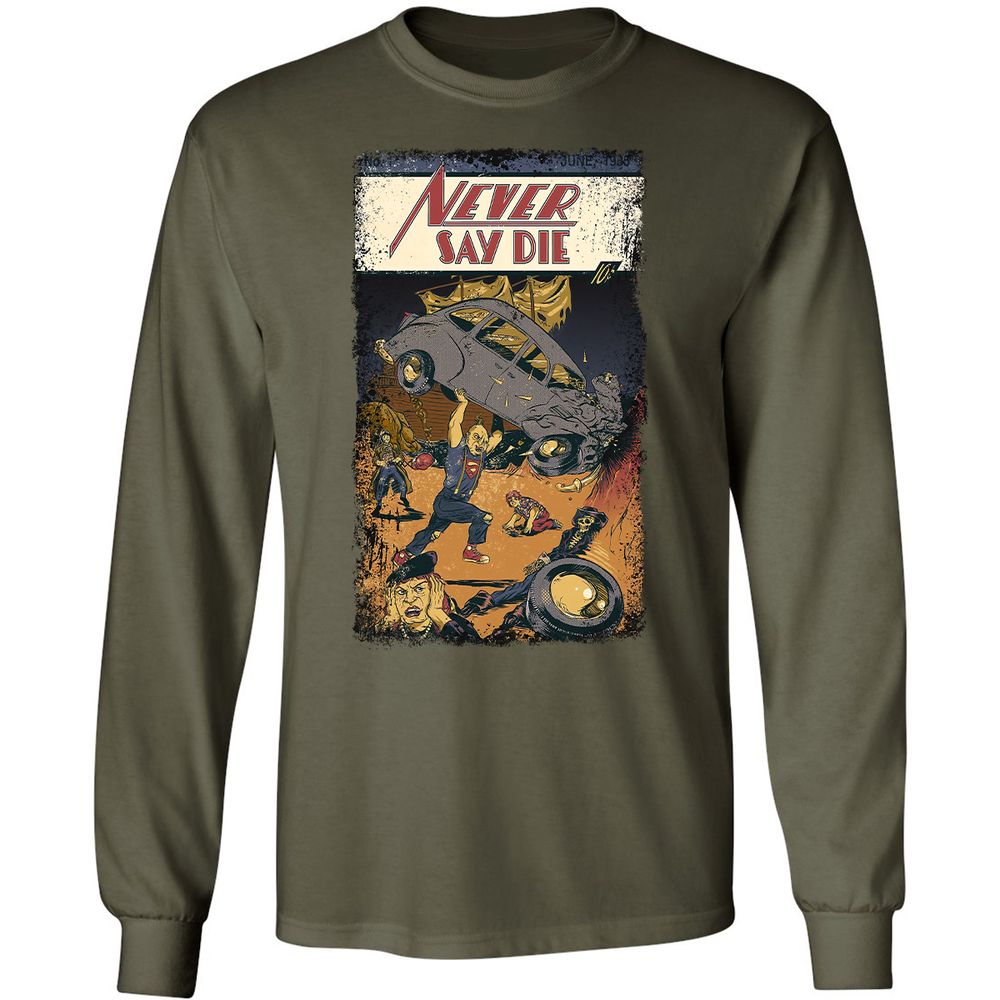 Long Sleeve T-Shirt - SA41AZAH - Military Green - 16