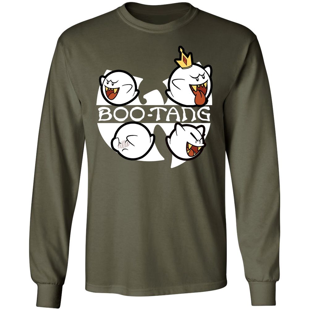 Long Sleeve T-Shirt - XK2BBS4K - Military Green - 16