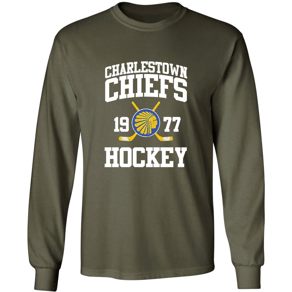 Long Sleeve T-Shirt - 63HSFXN2 - Military Green - 16