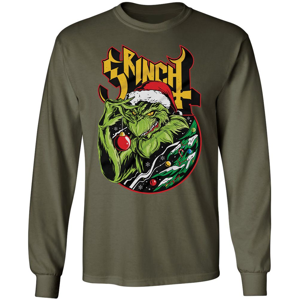 Long Sleeve T-Shirt - WA5EEPF9 - Military Green - 16