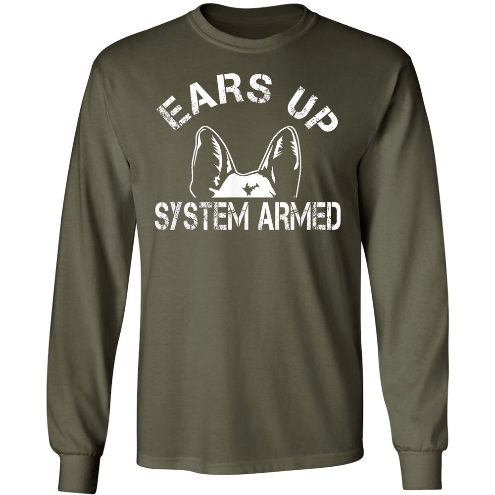 Long Sleeve T-Shirt - ZQDK4PL4 - Military Green - 16