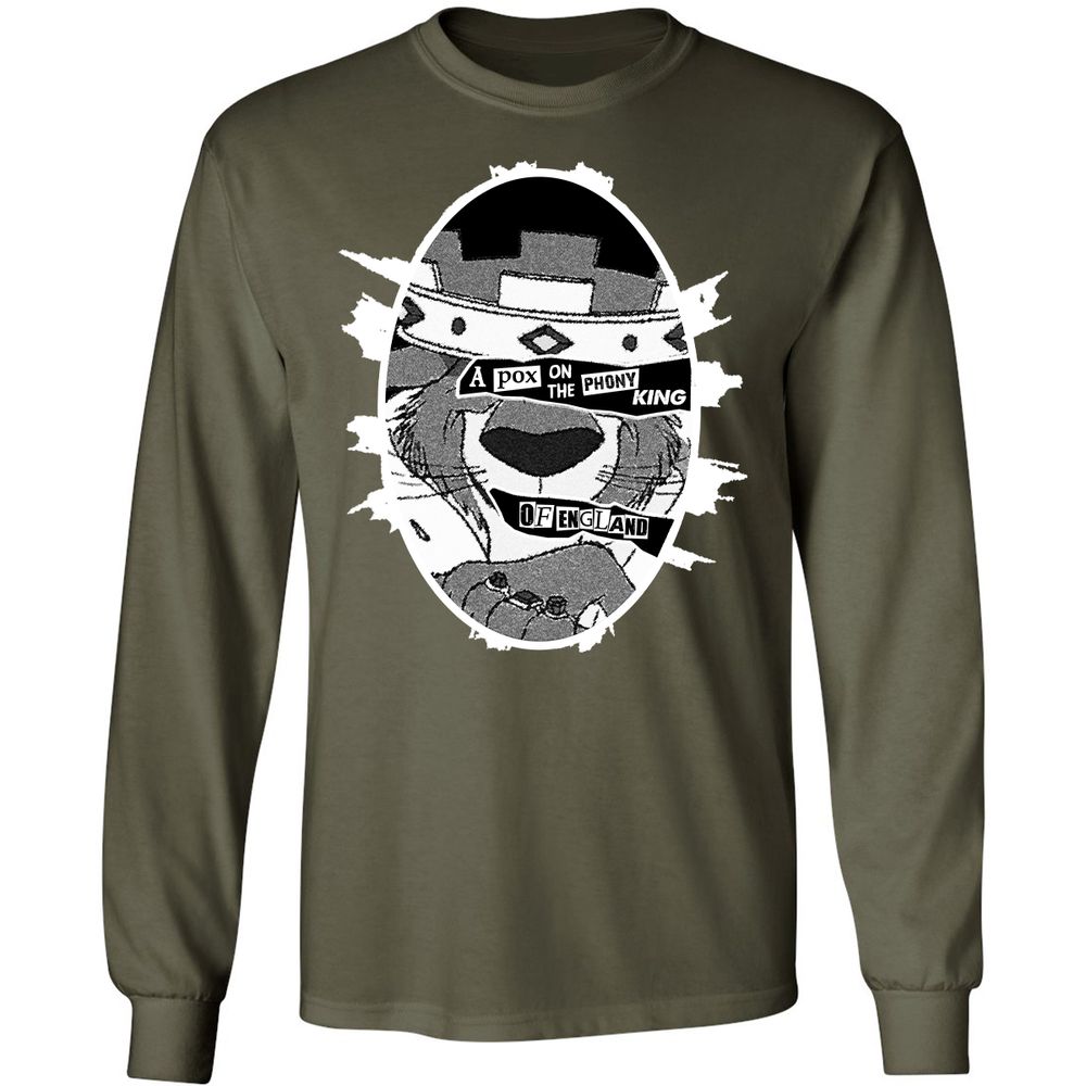 Long Sleeve T-Shirt - YWH3BVBC - Military Green - 16