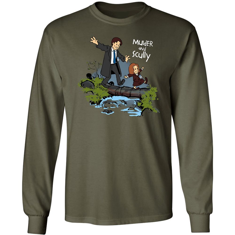 Long Sleeve T-Shirt - 3MWJWC39 - Military Green - 16