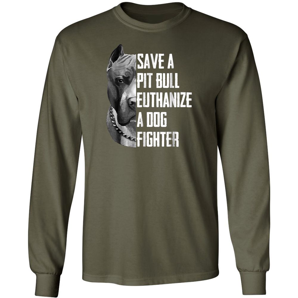 Long Sleeve T-Shirt - CA9PALP3 - Military Green - 16