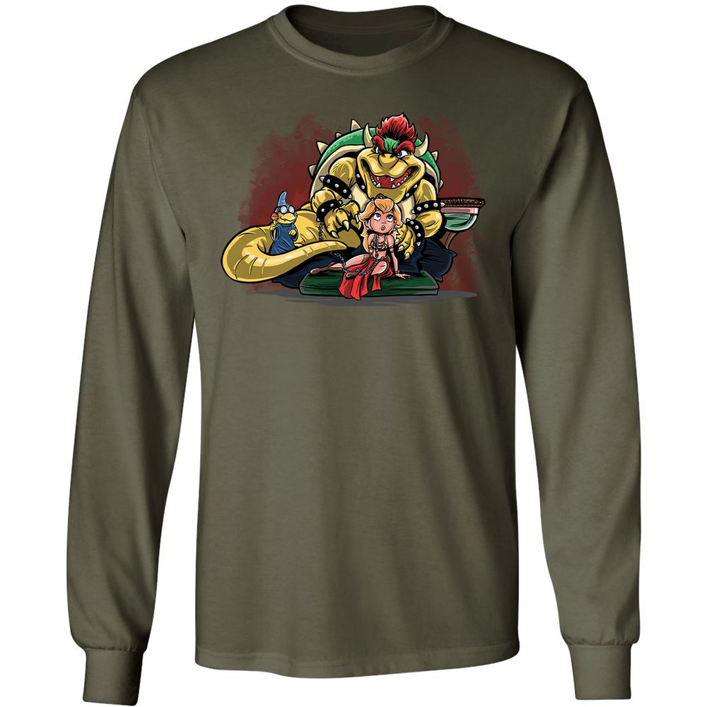 Long Sleeve T-Shirt - H71D6EDV - Military Green - 16