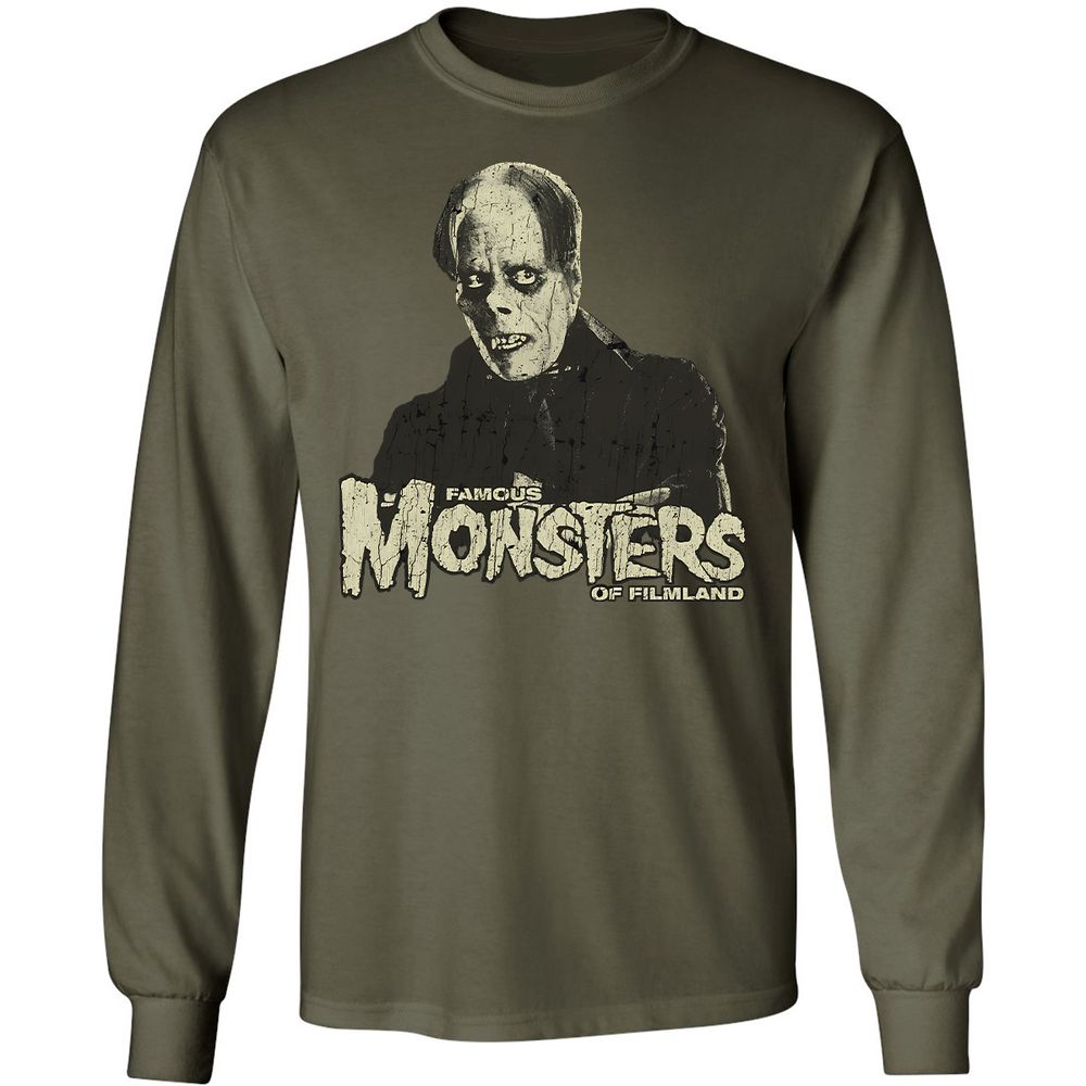 Long Sleeve T-Shirt - V2W23Z7W - Military Green - 16