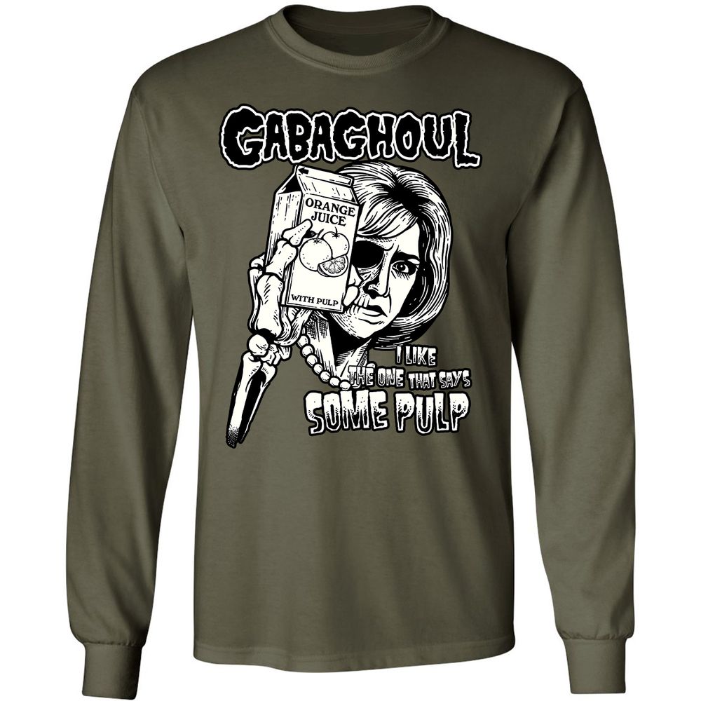 Long Sleeve T-Shirt - VH1XBNM6 - Military Green - 16