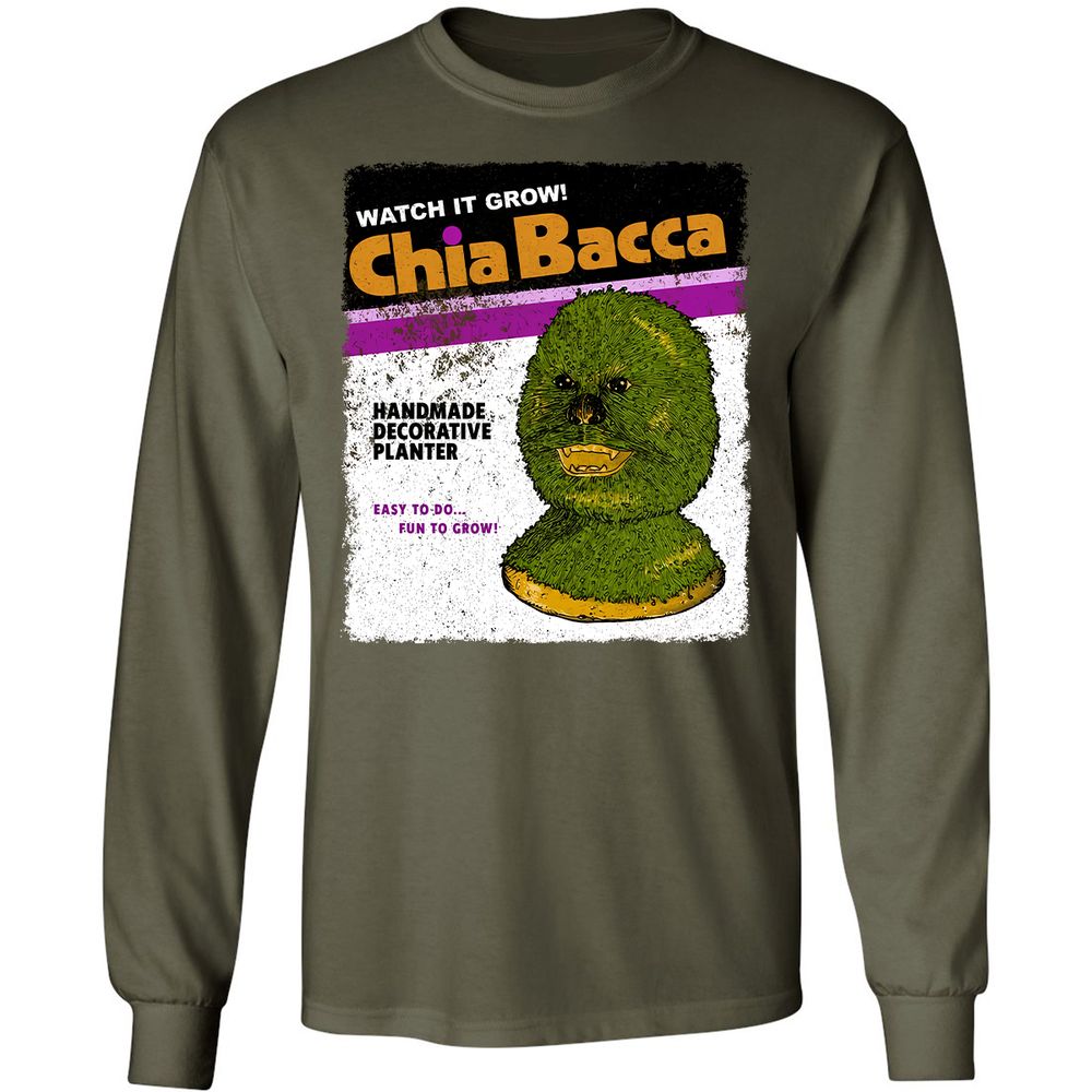 Long Sleeve T-Shirt - HU4N7TWL - Military Green - 16