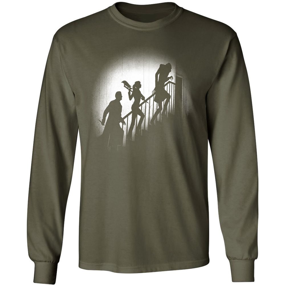 Long Sleeve T-Shirt - BTBF9G2L - Military Green - 16