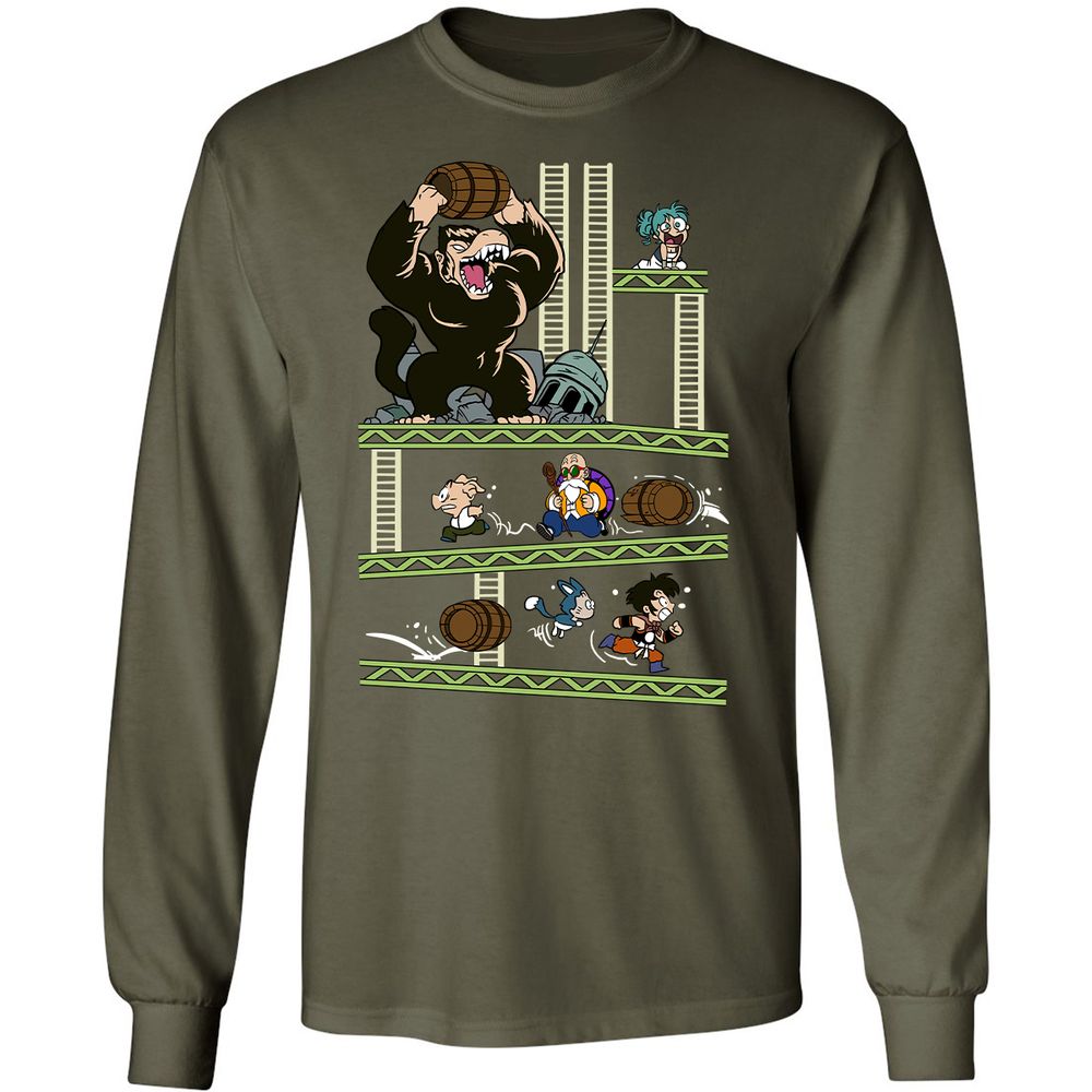 Long Sleeve T-Shirt - BNVSC3CV - Military Green - 16