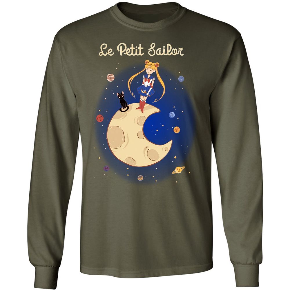 Long Sleeve T-Shirt - C3QSLZRA - Military Green - 16