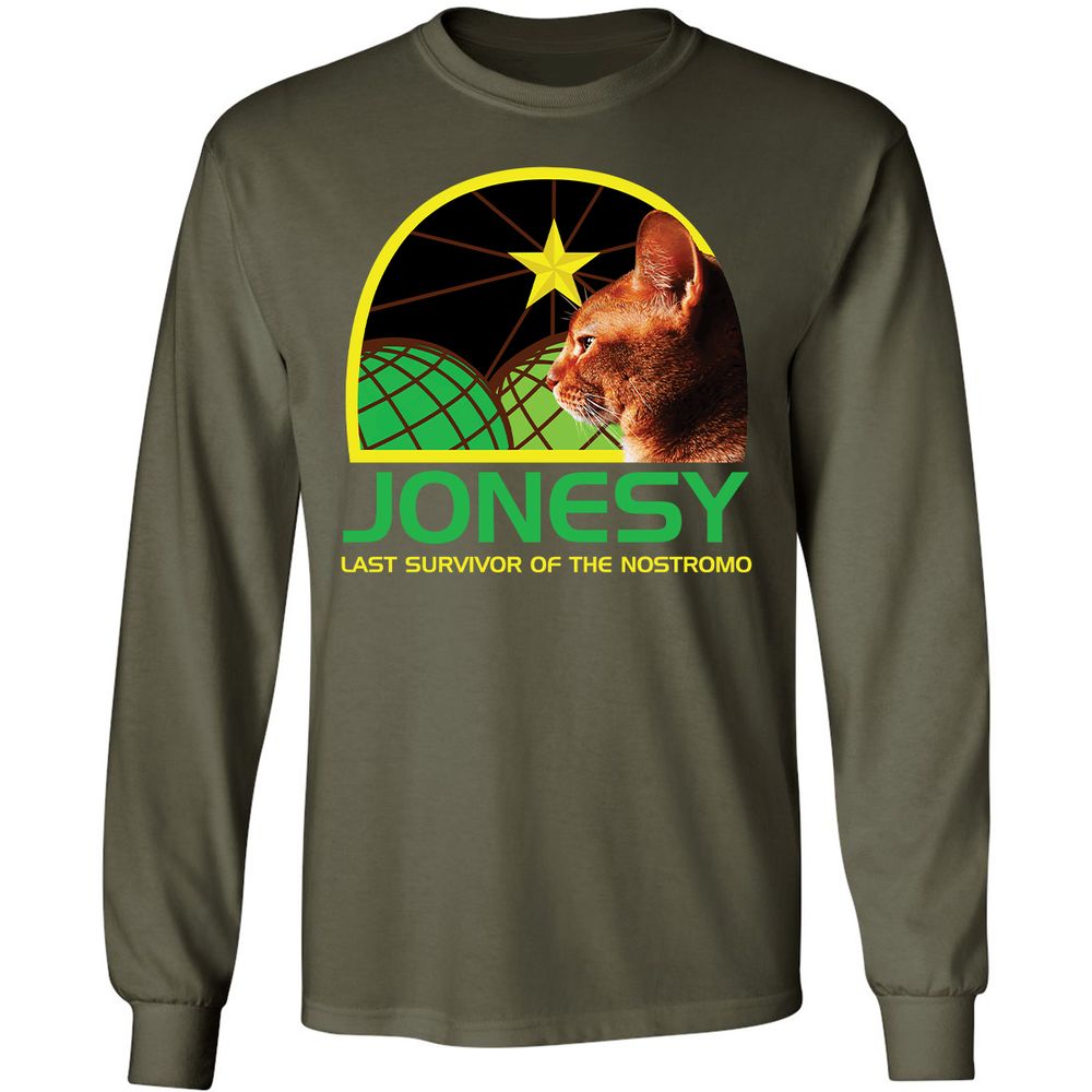 Long Sleeve T-Shirt - QTV28FGY - Military Green - 16