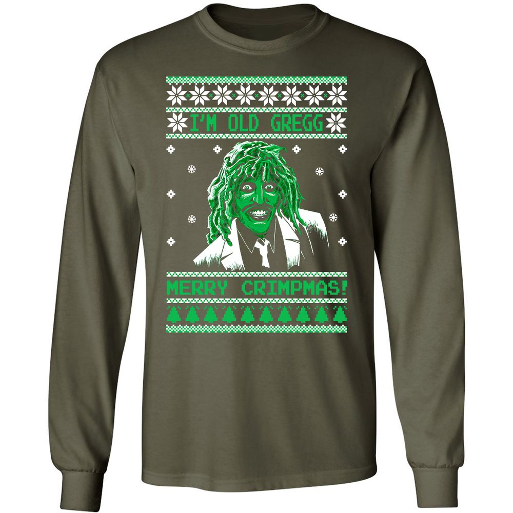 Long Sleeve T-Shirt - Y6DC5ZPH - Military Green - 16