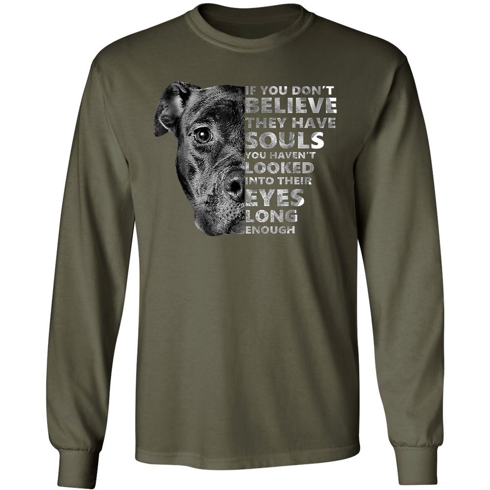 Long Sleeve T-Shirt - GBZFAMWP - Military Green - 16
