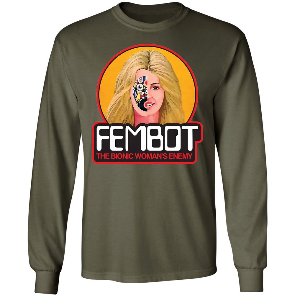 Long Sleeve T-Shirt - 9K1BU86X - Military Green - 16