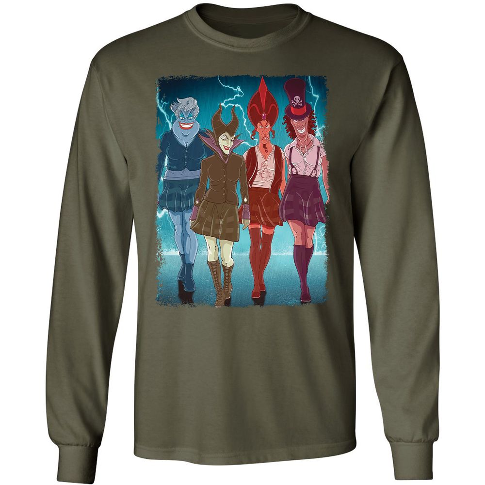 Long Sleeve T-Shirt - 6HVFMCG9 - Military Green - 16