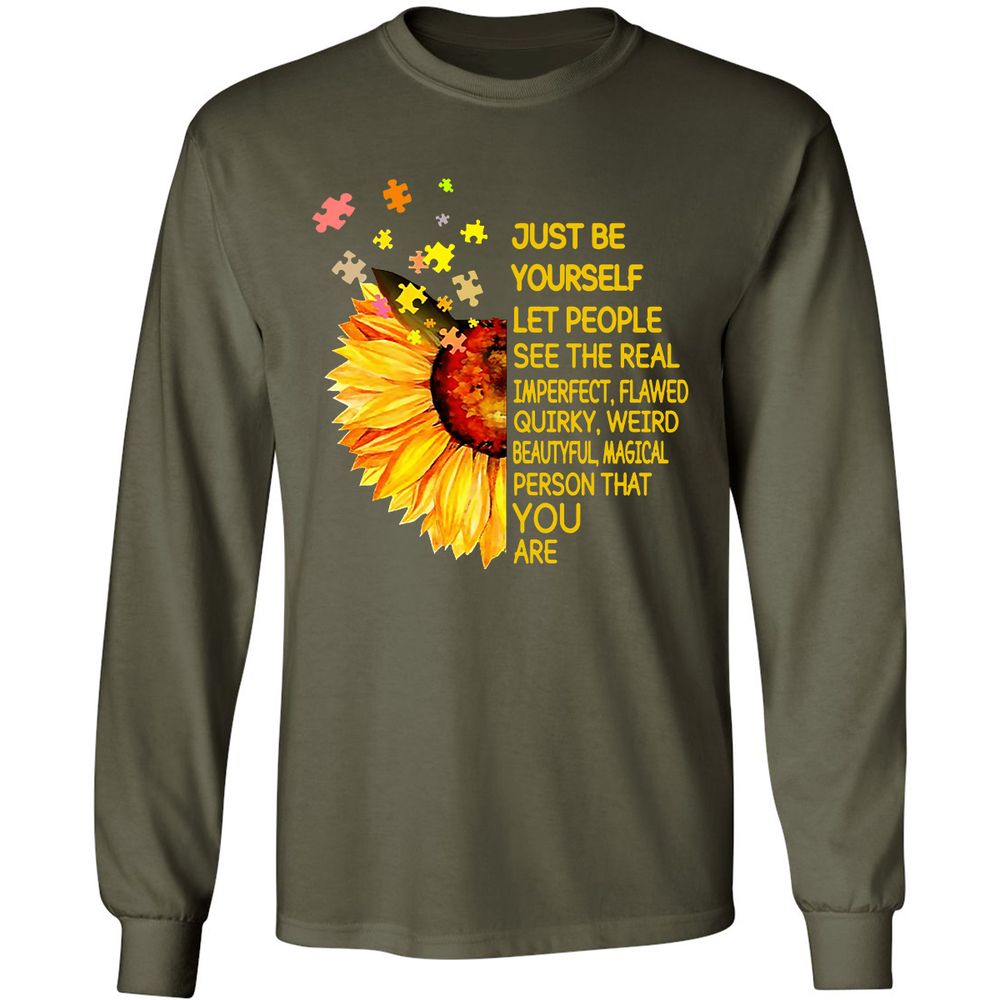 Long Sleeve T-Shirt - MAKLJ3A1 - Military Green - 16