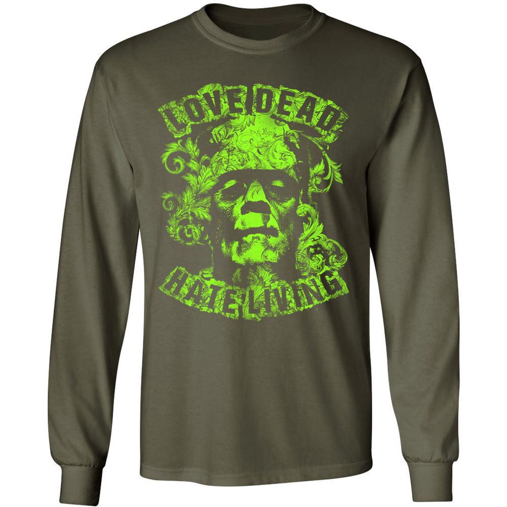 Long Sleeve T-Shirt - 8MMRTVX3 - Military Green - 16