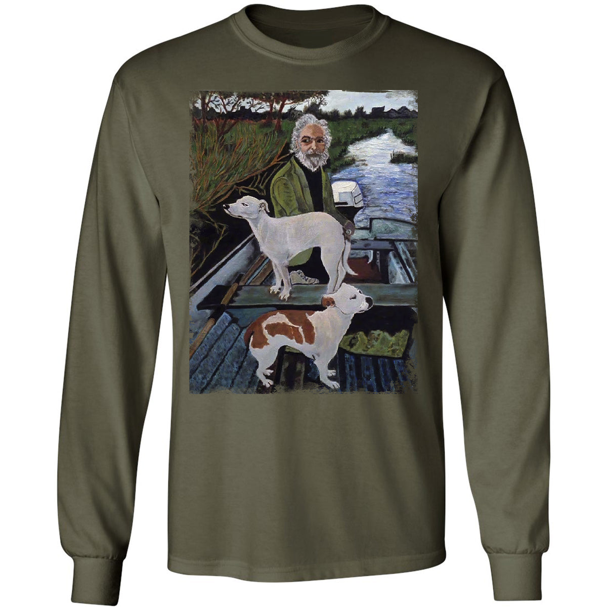 Long Sleeve T-Shirt - FK3TR5C1 - Military Green - 16