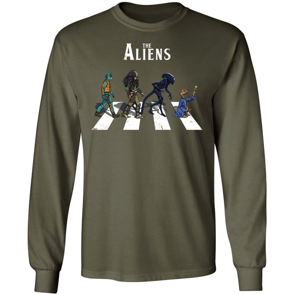 Long Sleeve T-Shirt - 31XKTG31 - Military Green - 16