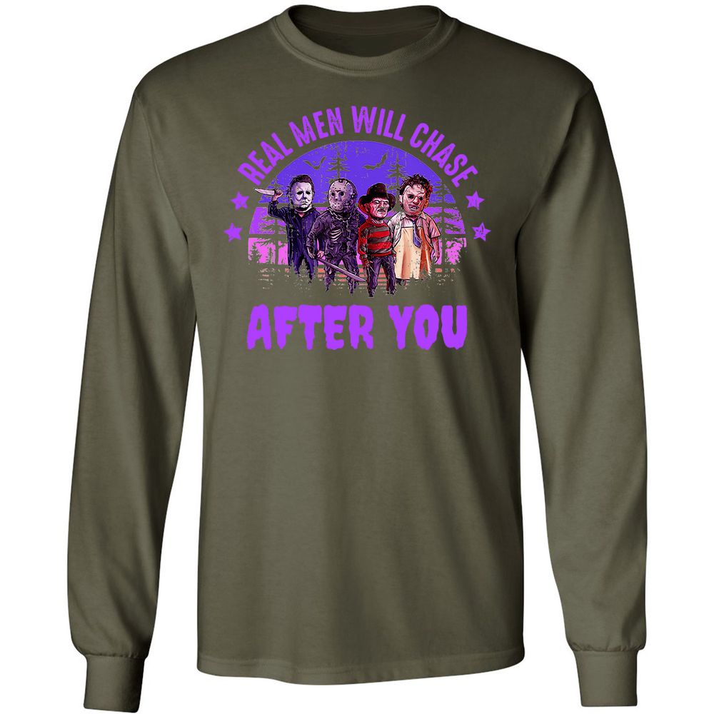 Long Sleeve T-Shirt - 42F8N1AZ - Military Green - 16