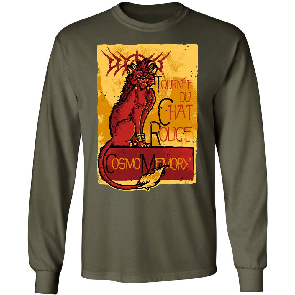 Long Sleeve T-Shirt - QXXD6GWM - Military Green - 16