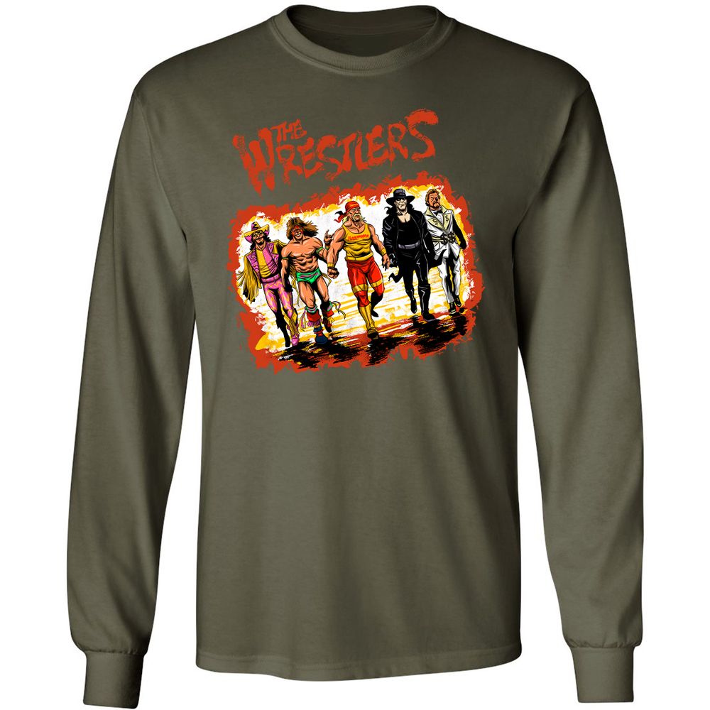 Long Sleeve T-Shirt - 1H5X3TGA - Military Green - 16
