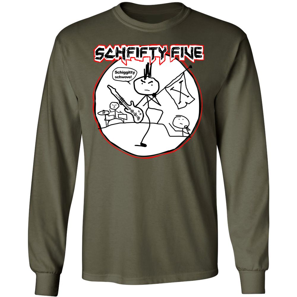 Long Sleeve T-Shirt - 1CRH54H9 - Military Green - 16