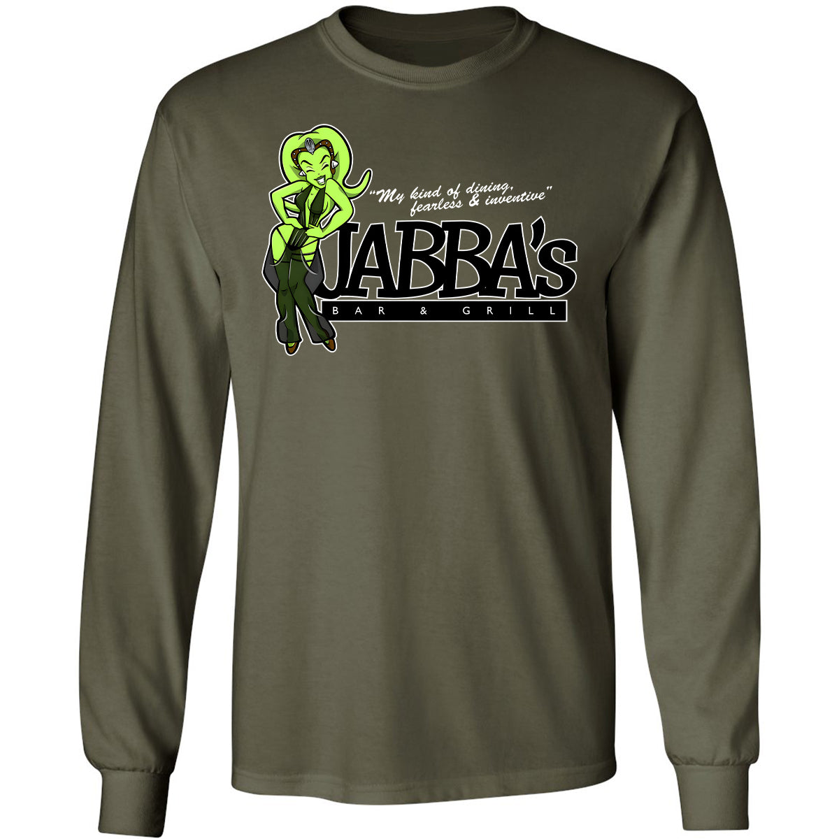 Long Sleeve T-Shirt - C38W9WC5 - Military Green - 16