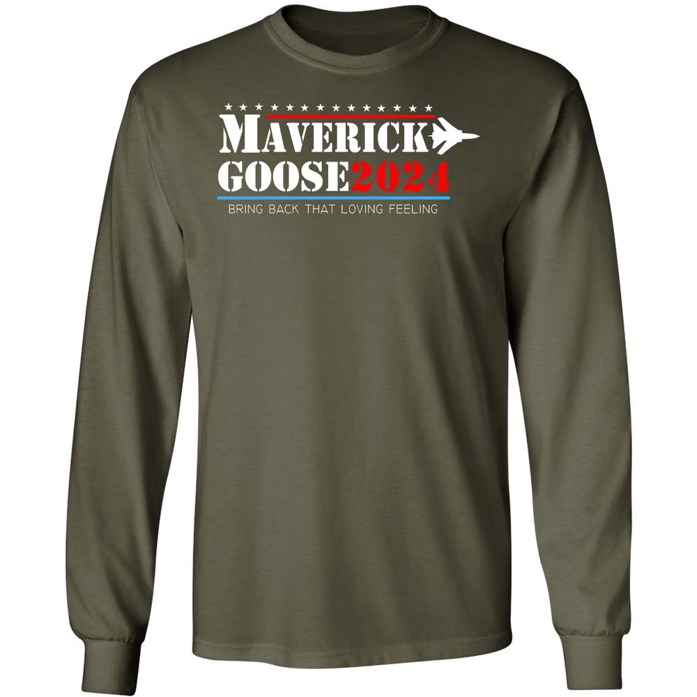 Long Sleeve T-Shirt - 7XLJUFU8 - Military Green - 16