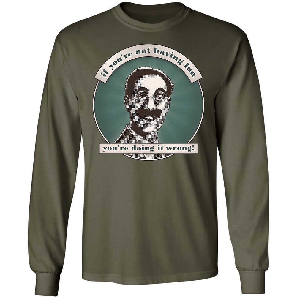 Long Sleeve T-Shirt - 71YCA7SH - Military Green - 16