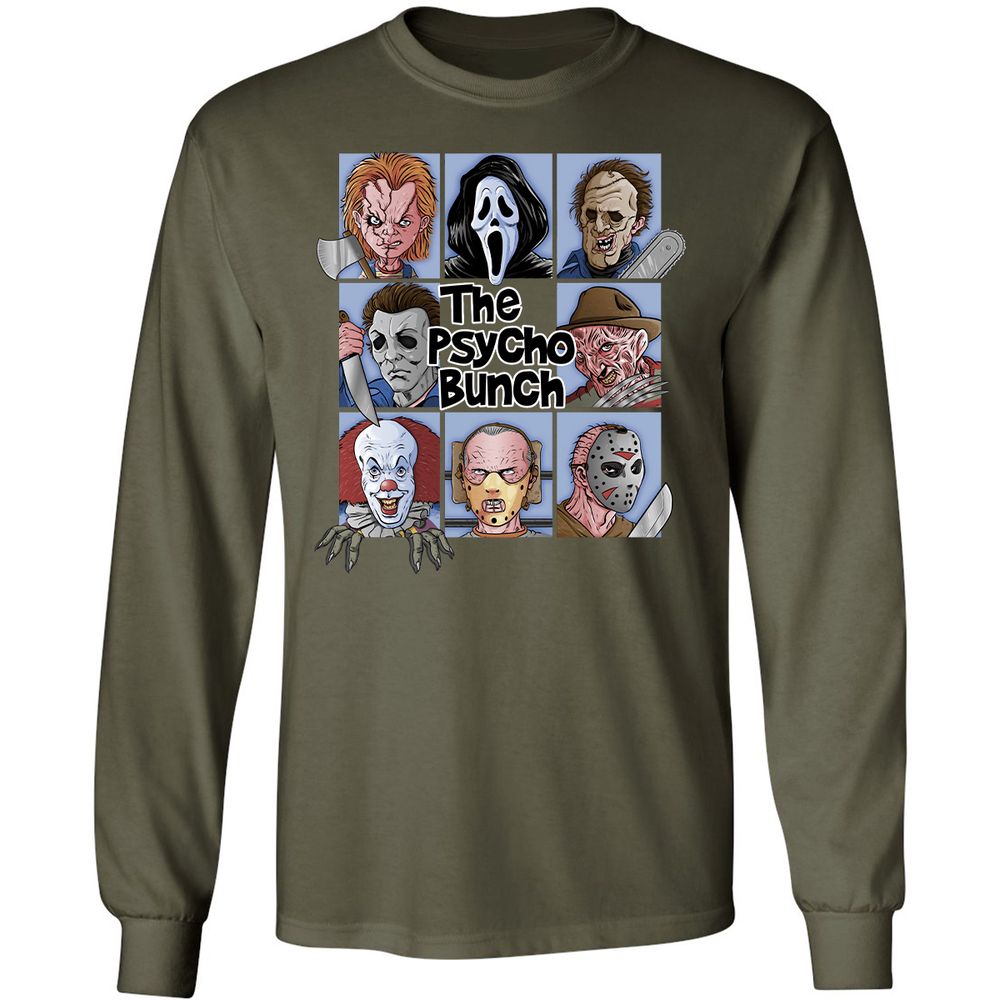 Long Sleeve T-Shirt - ZPDT39PP - Military Green - 16