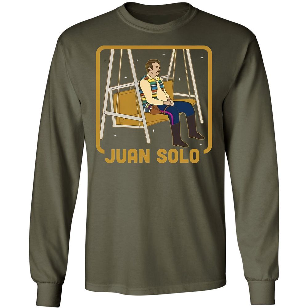 Long Sleeve T-Shirt - T4UP7Z6J - Military Green - 16