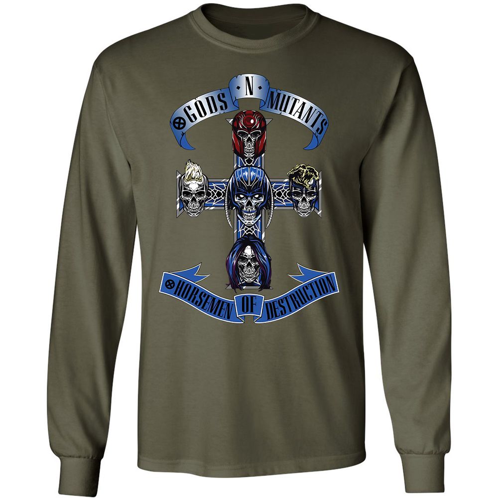 Long Sleeve T-Shirt - W8AGC5TT - Military Green - 16
